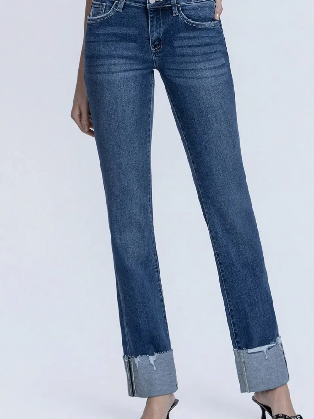 Midnight Wash Straight-Leg Women's Jeans